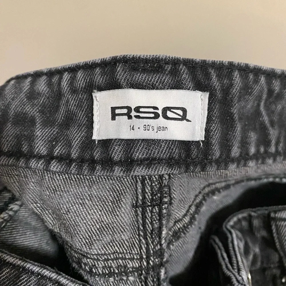 Bundle 2 pairs girls RSQ jeans size 14, distressed - Picture 4 of 6